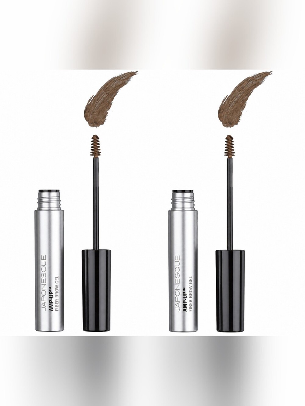 BUNDLE OF 2 JAPONESQUE Amp-Up Fiber Brow Gel In Shade Medium Brown